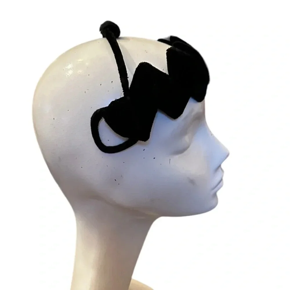 Vintage Black‎ Velvet Hair Accessory
